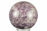 Sparkling Purple Lepidolite Sphere - Madagascar #258140-1